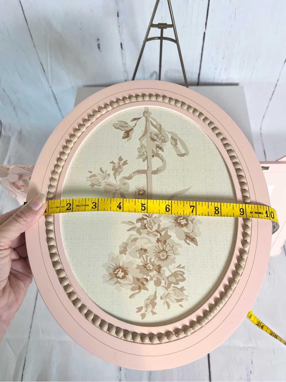 Lambs & Ivy Little Princess Nursery Wall Decor Set 3pc Pink Cream Bird Floral - Picture 7 of 11
